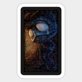 Amumu  Mosaic Portrait 6 Sticker